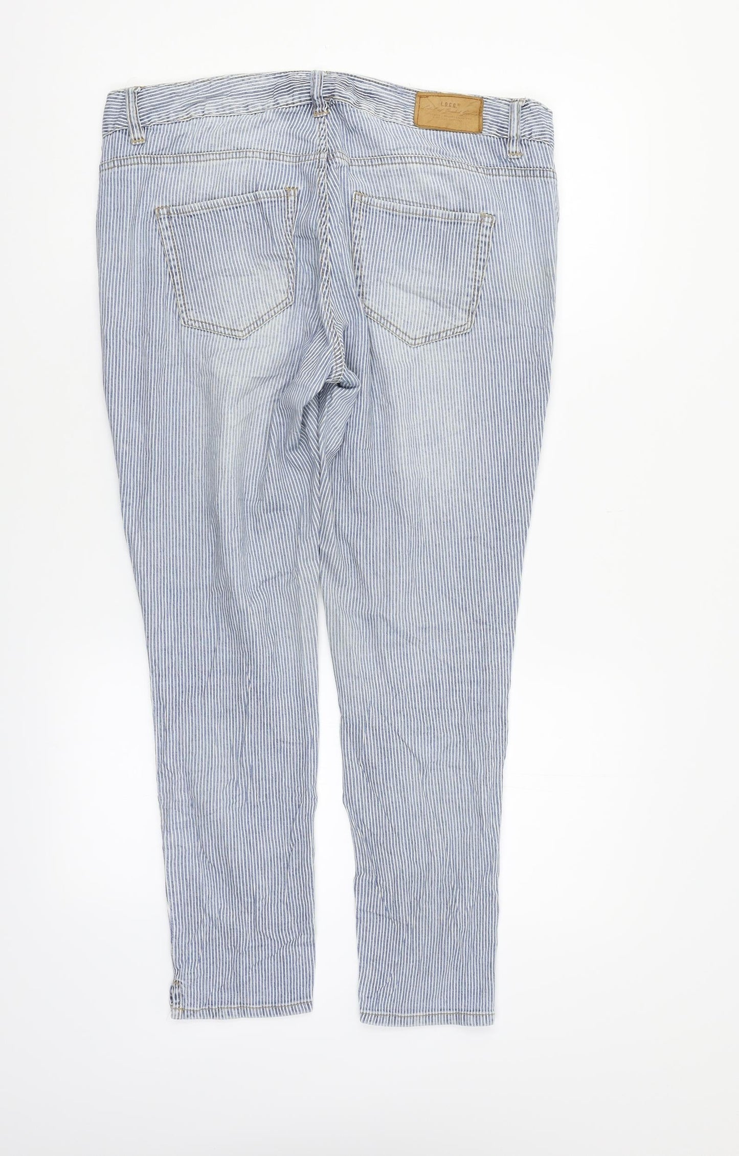 Womens UK Size 12 H&M Regular Fit Straight Blue Jeans