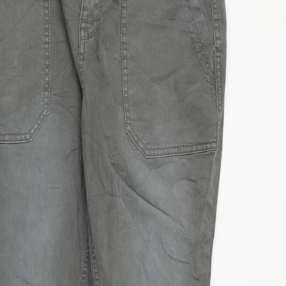 Womens UK Size 14 St oliver Regular Fit Straight Grey Jeans