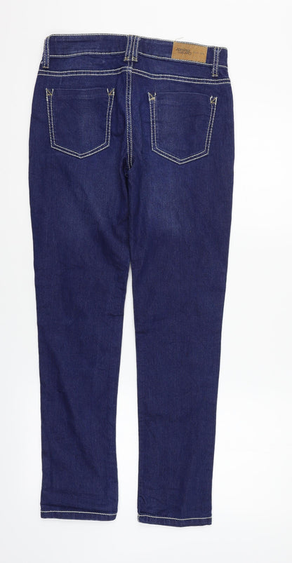 JMS Womens Blue   Straight Jeans Size 34 in L28 in