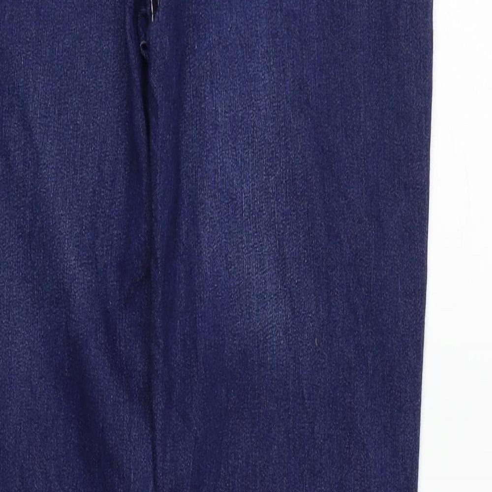 JMS Womens Blue   Straight Jeans Size 34 in L28 in