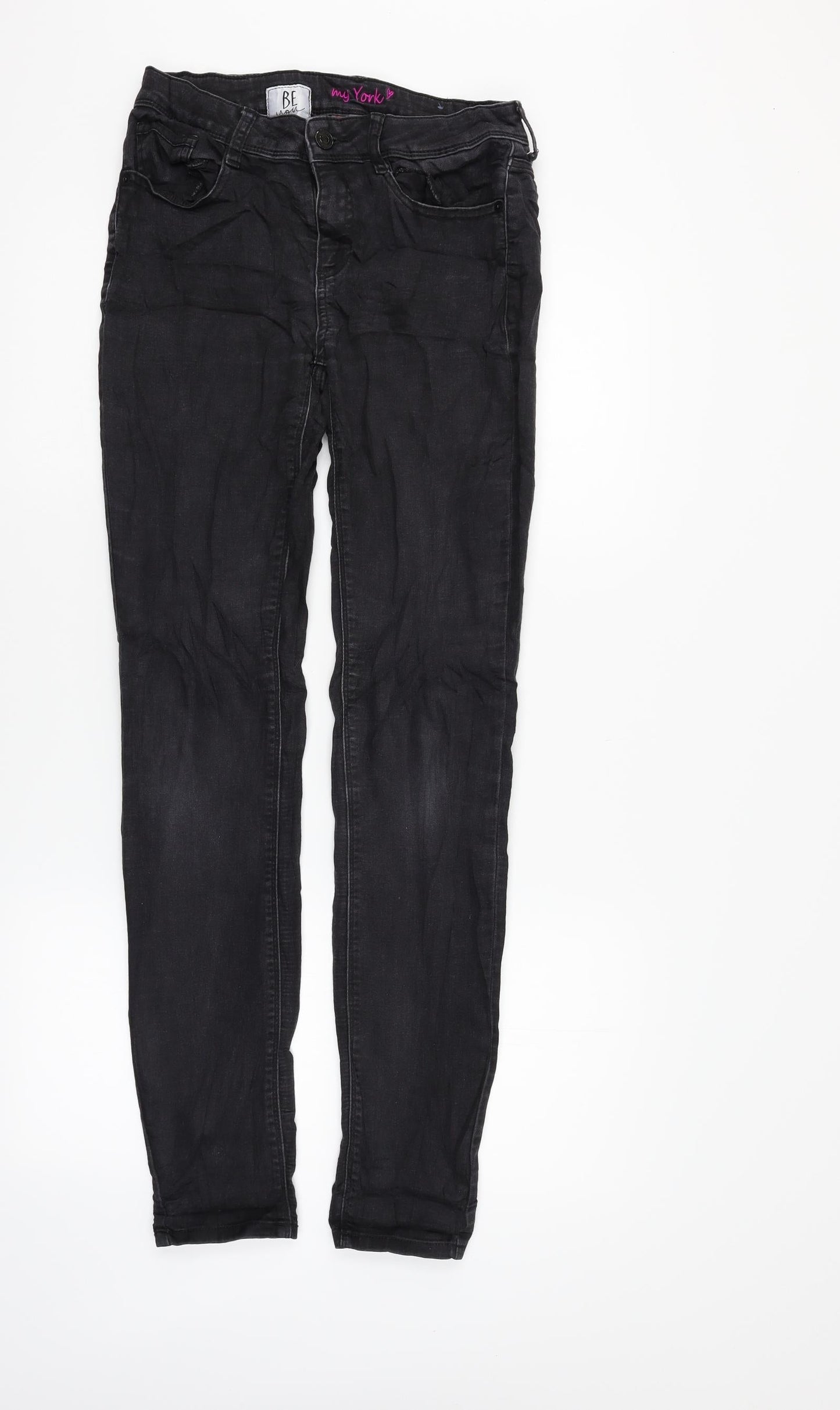 BE YOU  Womens Black   Skinny Jeans Size 32 in L30 in