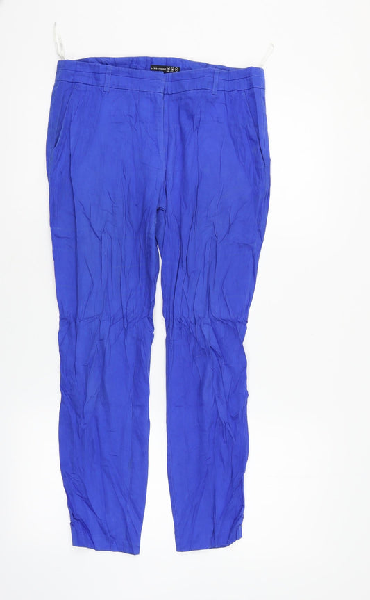 Womens UK Size 10 Atmosphere Regular Fit  Blue Trousers