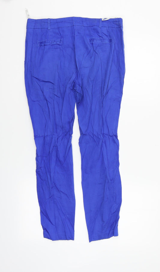 Womens UK Size 10 Atmosphere Regular Fit  Blue Trousers