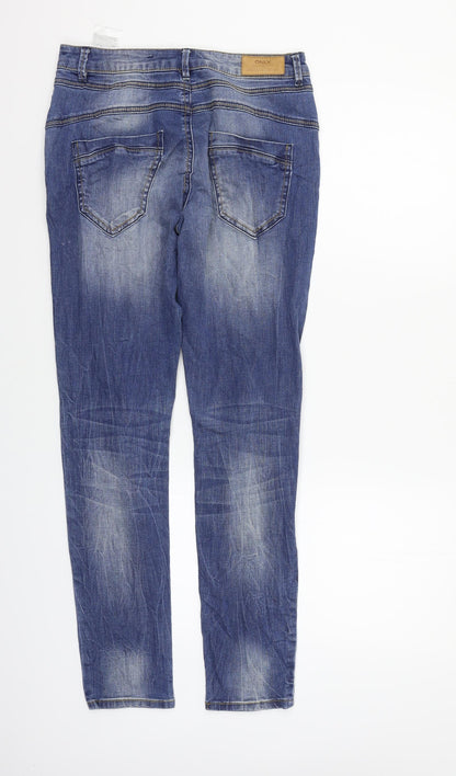 ONLY  Womens Blue   Straight Jeans Size 26 in L34 in