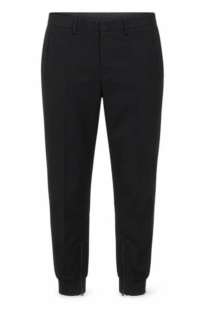 Mens UK Size 32 in Topman Regular Fit Jogger Black Trousers
