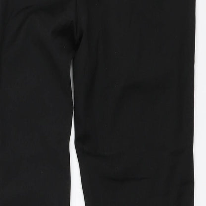 Mens UK Size 32 in Topman Regular Fit Jogger Black Trousers
