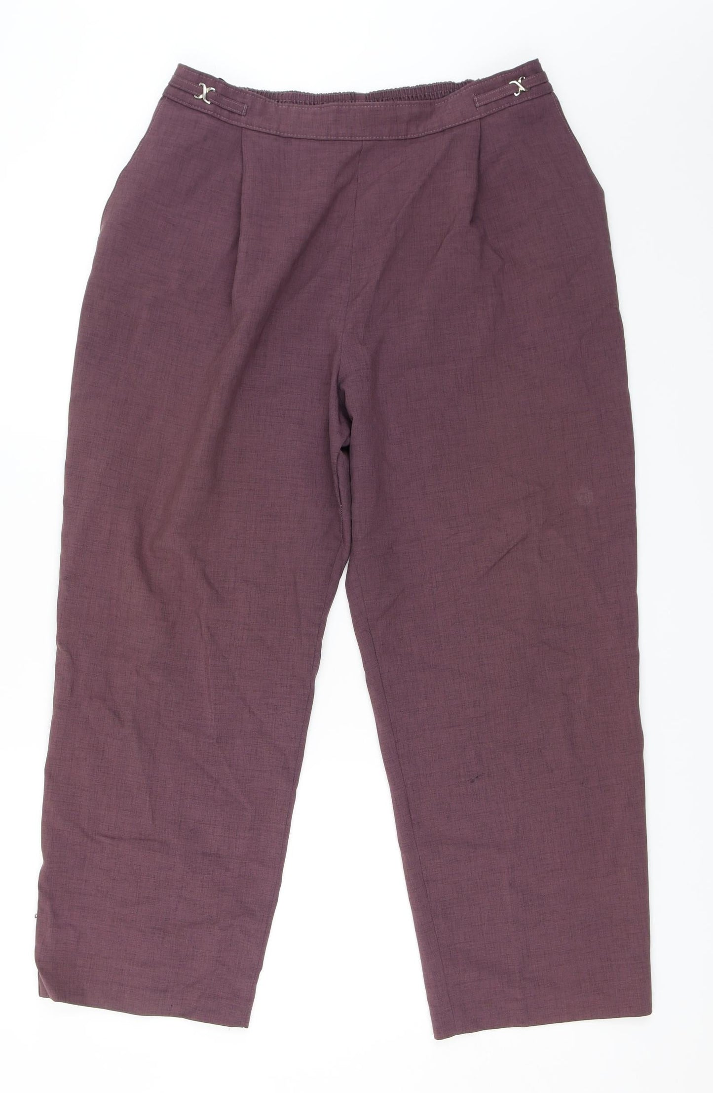 Womens UK Size 18 BHS Regular Fit  Purple Trousers