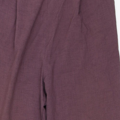 Womens UK Size 18 BHS Regular Fit  Purple Trousers