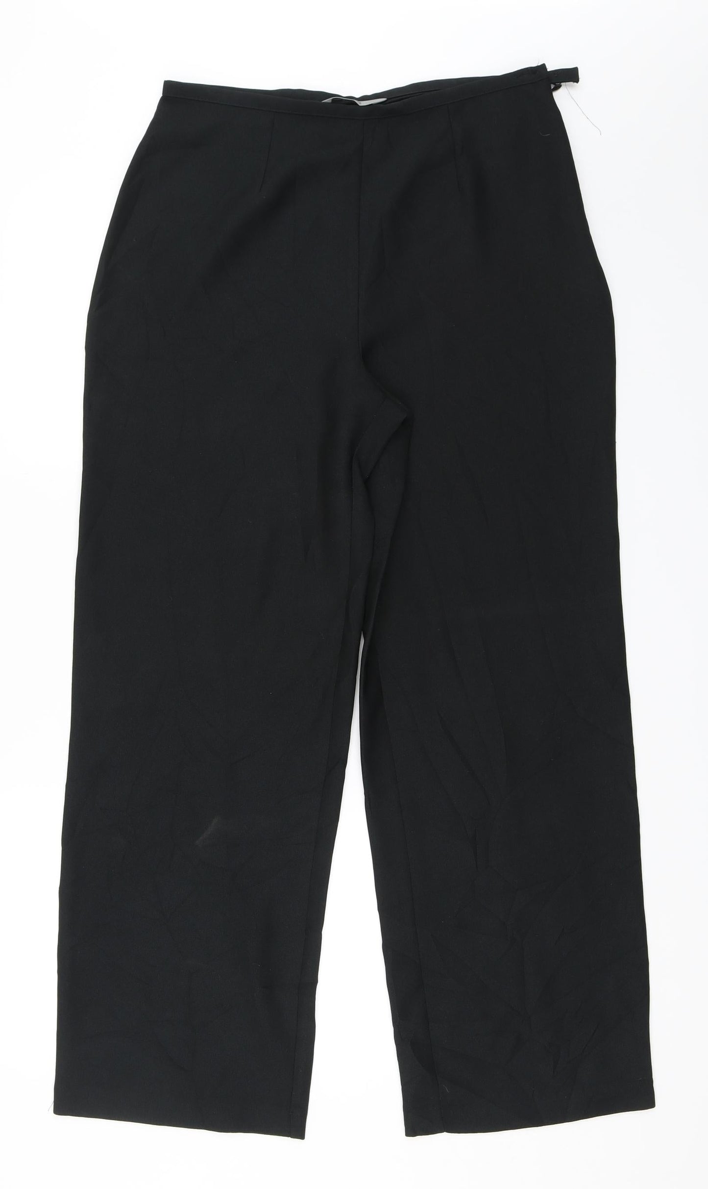 Womens UK Size 14 Marks and Spencer Regular Fit  Black Trousers