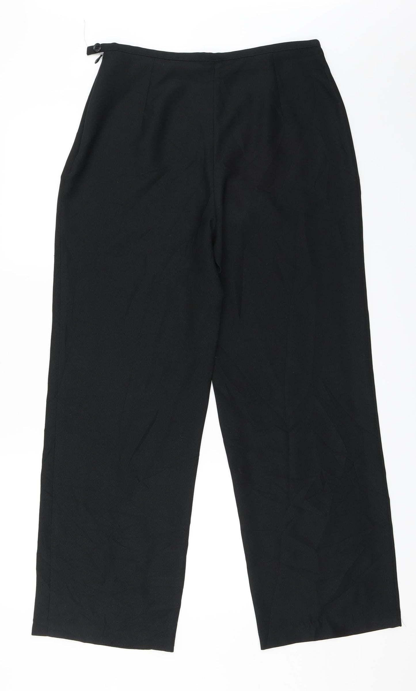 Womens UK Size 14 Marks and Spencer Regular Fit  Black Trousers