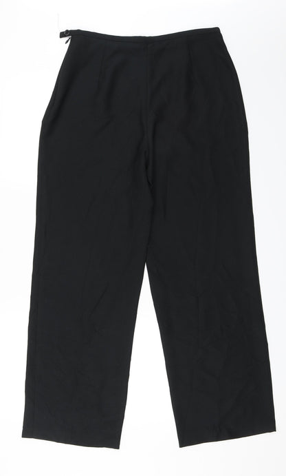 Womens UK Size 14 Marks and Spencer Regular Fit  Black Trousers