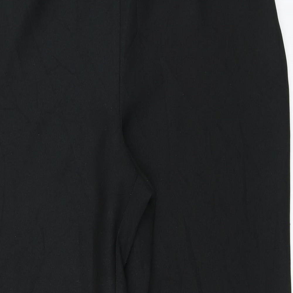 Womens UK Size 14 Marks and Spencer Regular Fit  Black Trousers