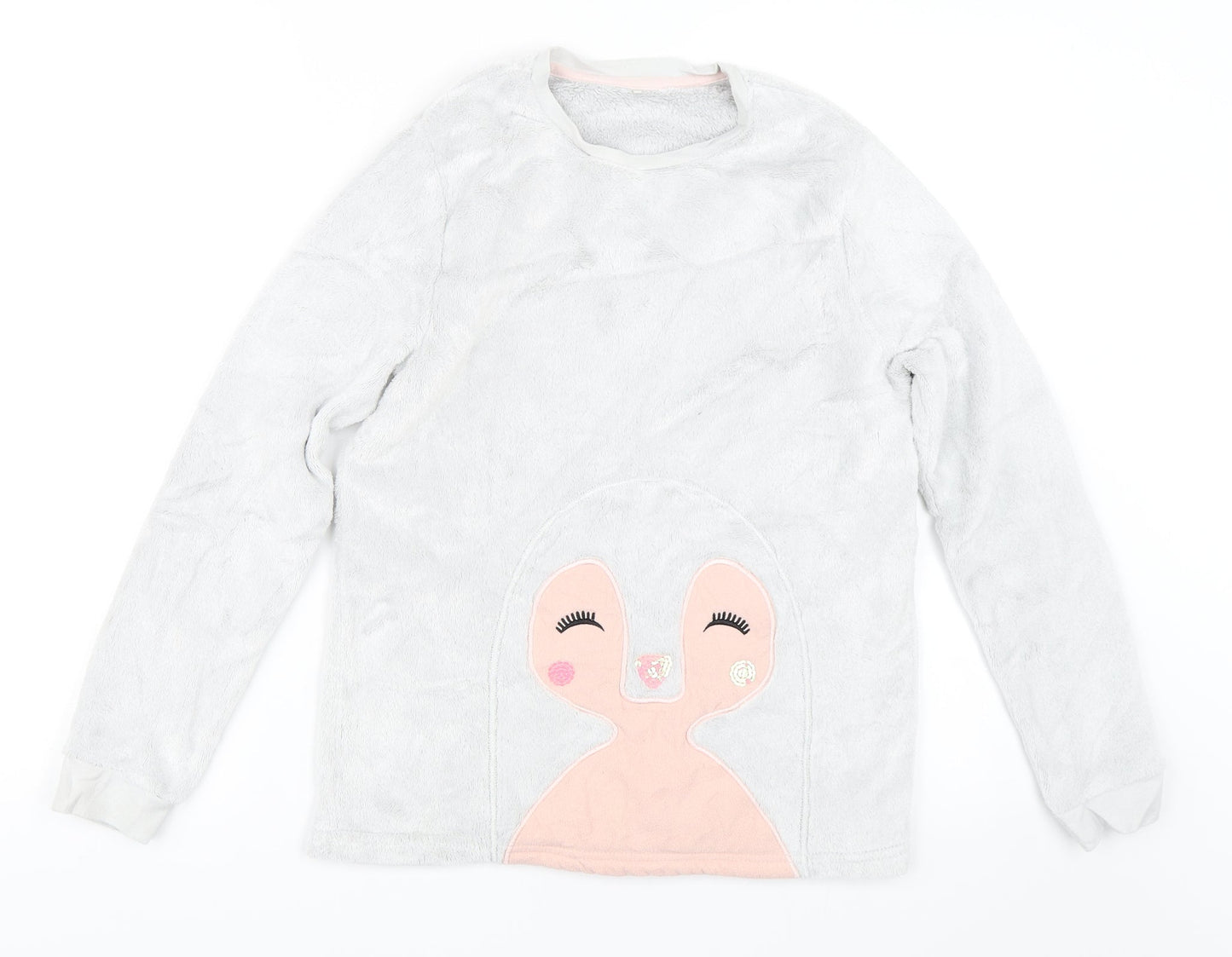 George Girls Grey   Pullover Sweatshirt Size 9-10 Years