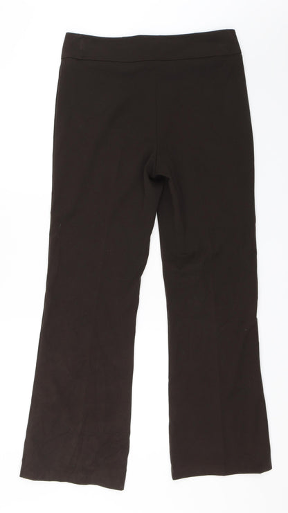 Classics Womens Brown   Trousers  Size 12 L30.5 in