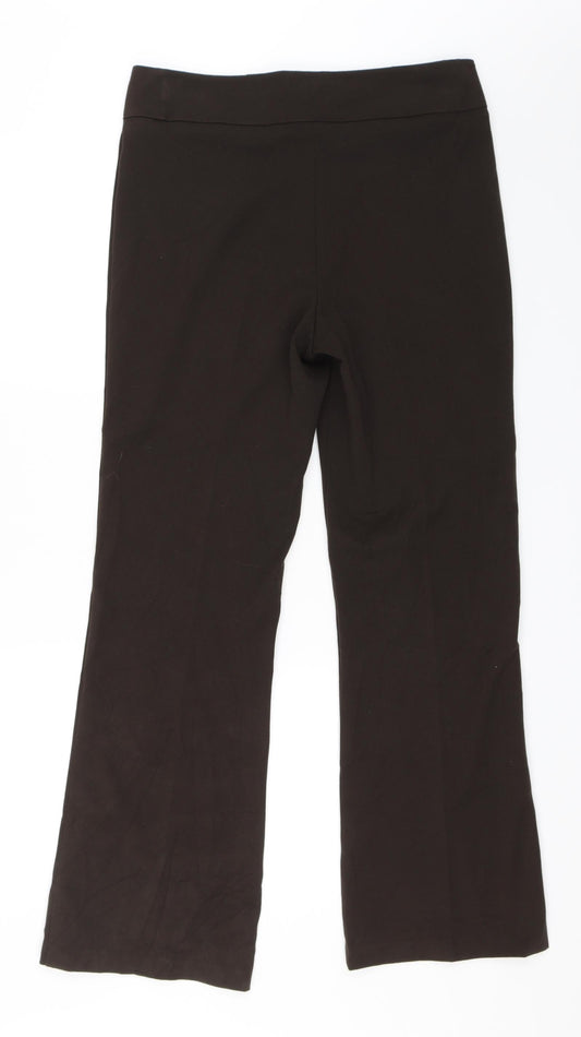 Classics Womens Brown   Trousers  Size 12 L30.5 in