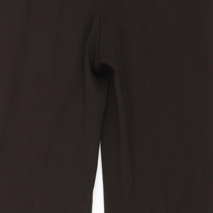 Classics Womens Brown   Trousers  Size 12 L30.5 in