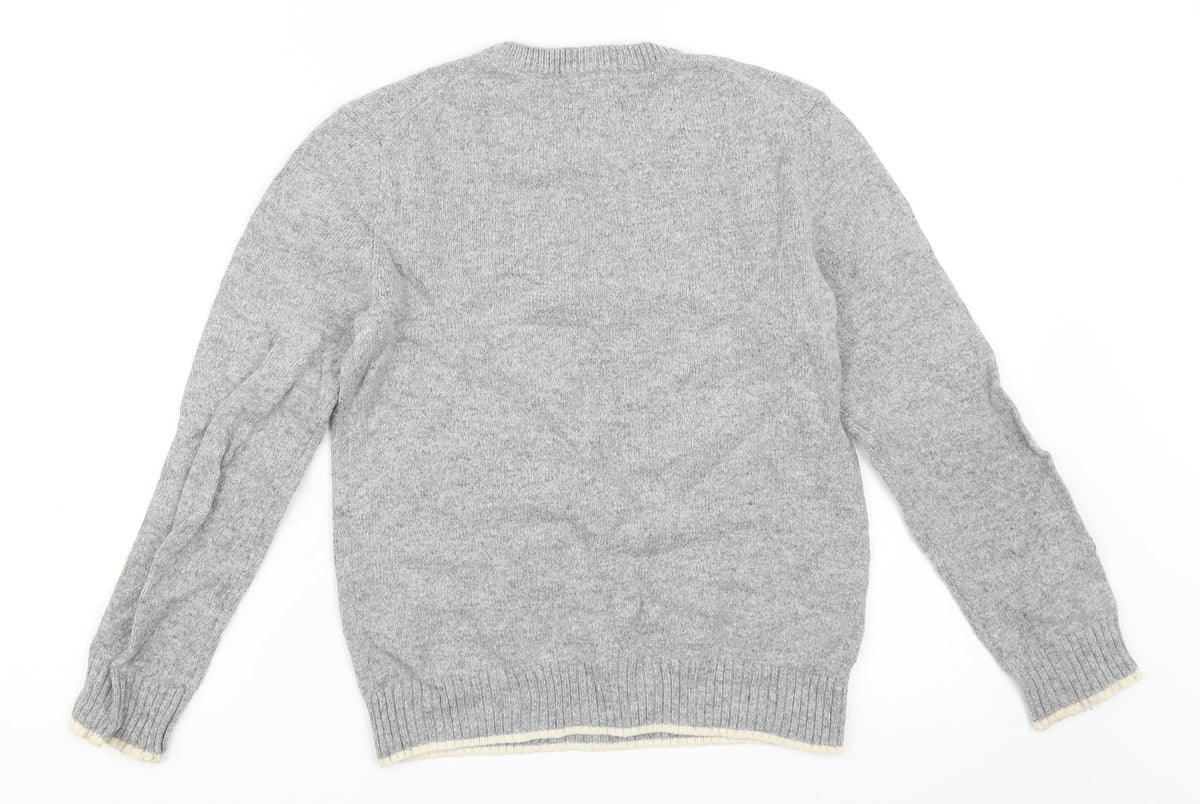Gap Girls Grey   Pullover Jumper Size 8 Years