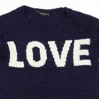 Dorothy Perkins Womens Blue   Pullover Jumper Size M