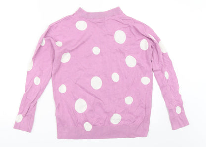Marks & Spencer Womens Purple   Pullover Jumper Size S