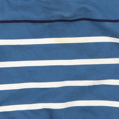 Lotto Boys Blue Striped  Pullover Sweatshirt Size S