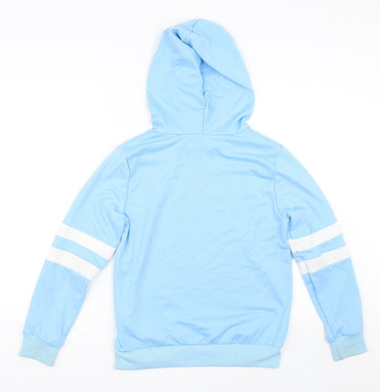 Womens Blue   Pullover Hoodie Size S