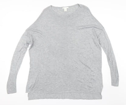 H&M Womens Grey   Pullover Jumper Size M