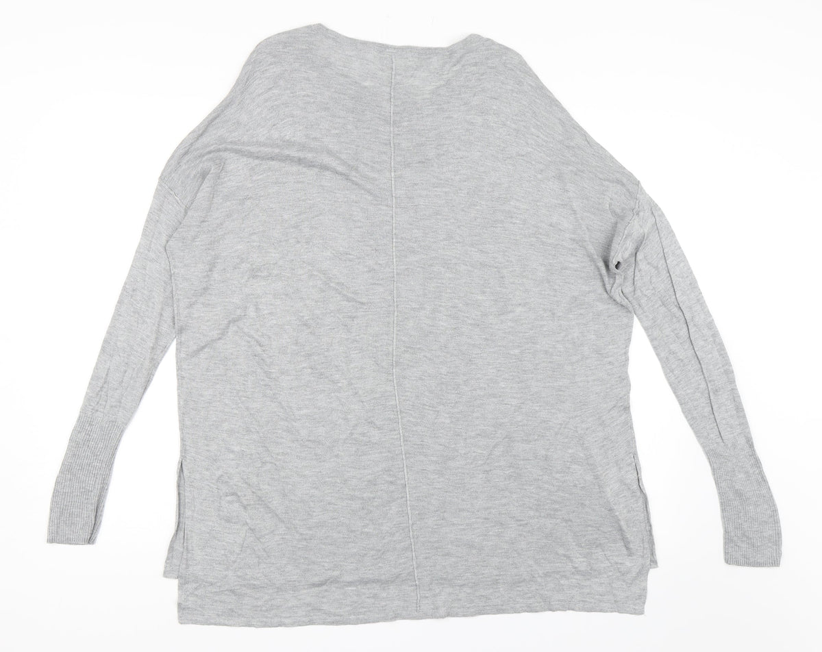 H&M Womens Grey   Pullover Jumper Size M