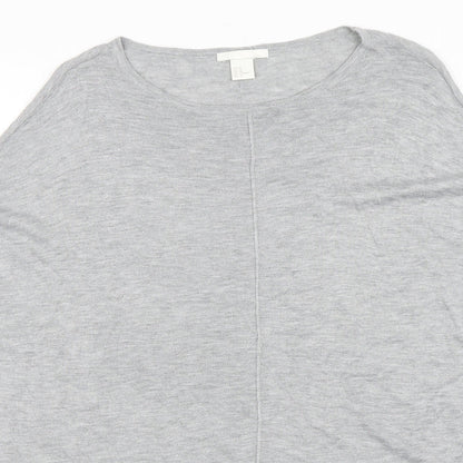 H&M Womens Grey   Pullover Jumper Size M