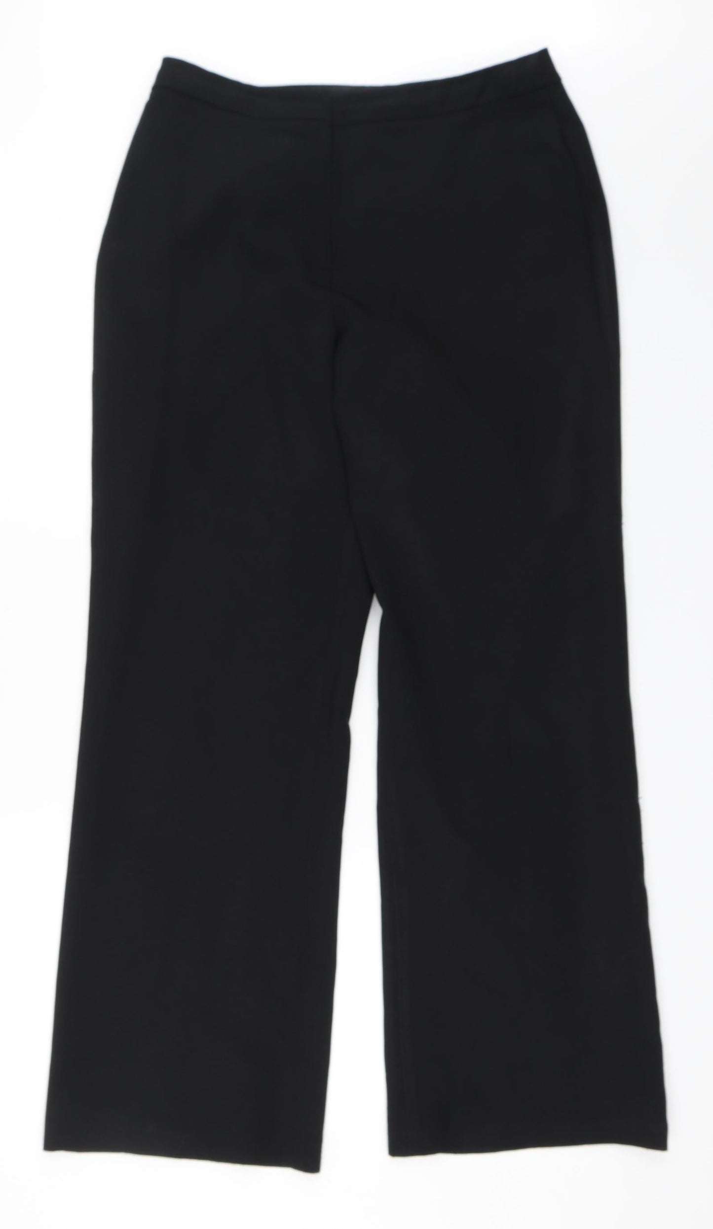 AMARANTO Womens Black   Trousers  Size 14 L31 in