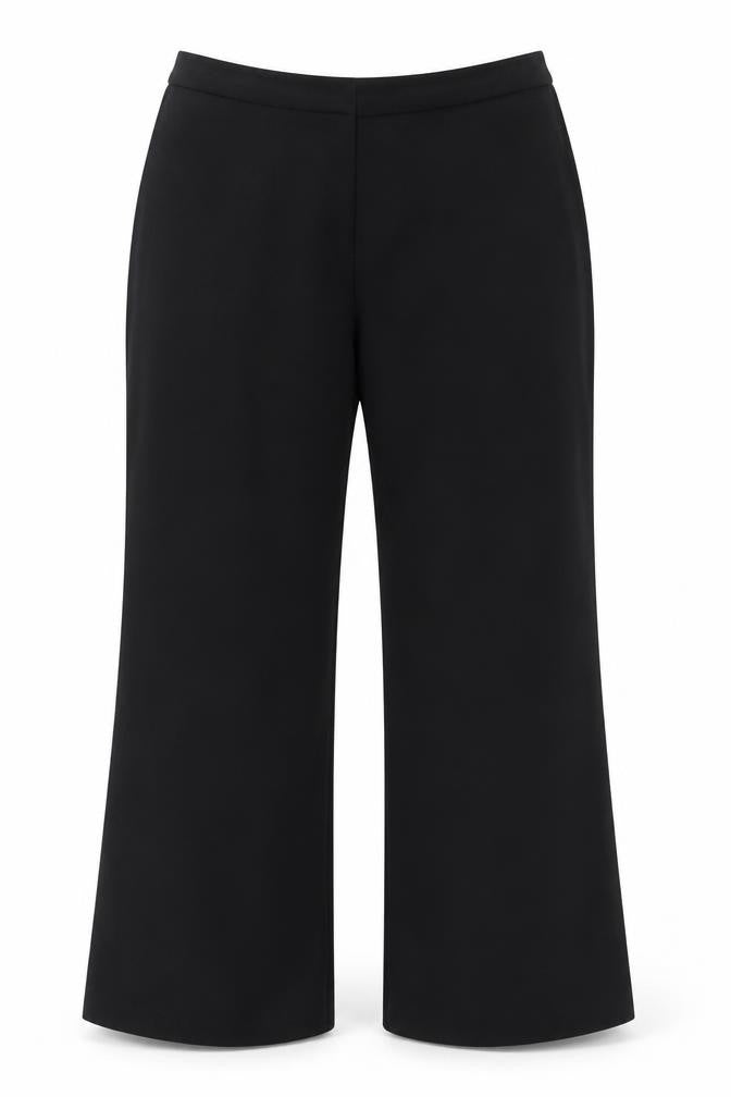 Womens UK Size 14 AMARANTO Regular Fit  Black Trousers