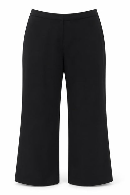 Womens UK Size 14 AMARANTO Regular Fit  Black Trousers