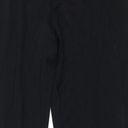 Womens UK Size 16 Marks and Spencer Regular Fit  Black Trousers