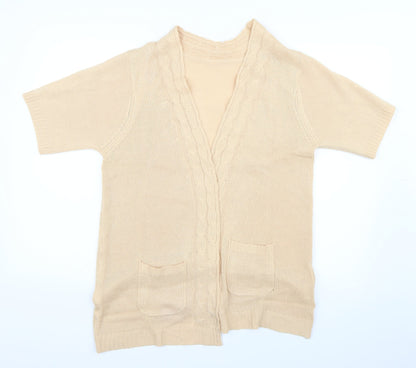 Preworn Womens Beige   Cardigan Jumper Size M