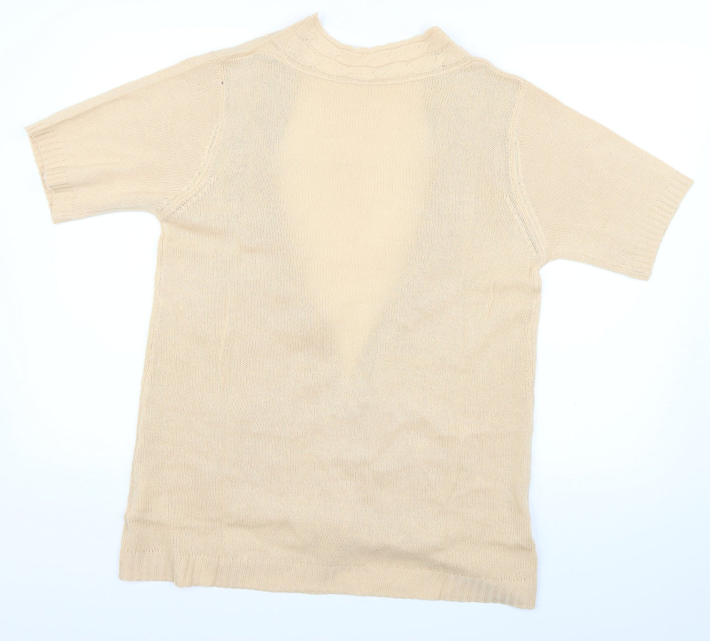 Preworn Womens Beige   Cardigan Jumper Size M