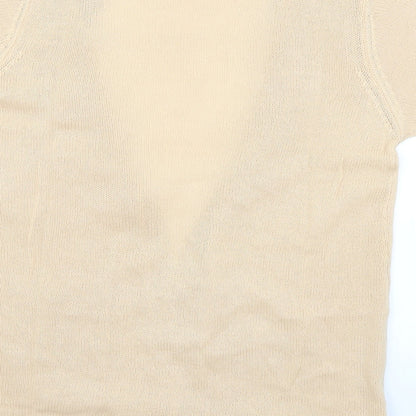 Preworn Womens Beige   Cardigan Jumper Size M