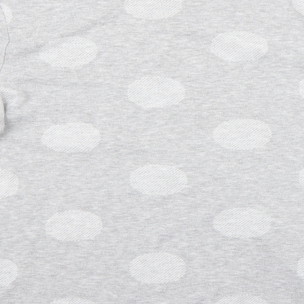 Marks and Spencer Womens Grey Polka Dot  Pullover Jumper Size 10