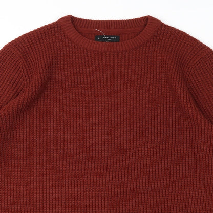 New Look Mens Brown   Pullover Jumper Size S