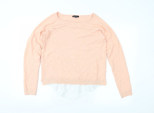 ESMARA Womens Pink   Pullover Jumper Size S