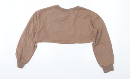 SHEIN Womens Brown   Pullover Sweatshirt Size M