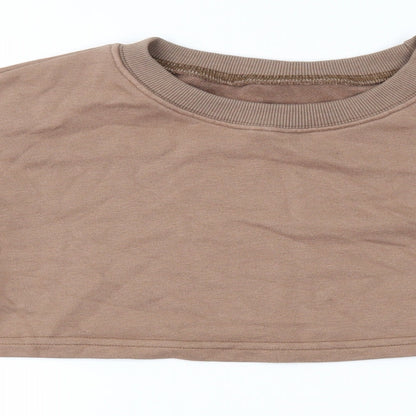 SHEIN Womens Brown   Pullover Sweatshirt Size M