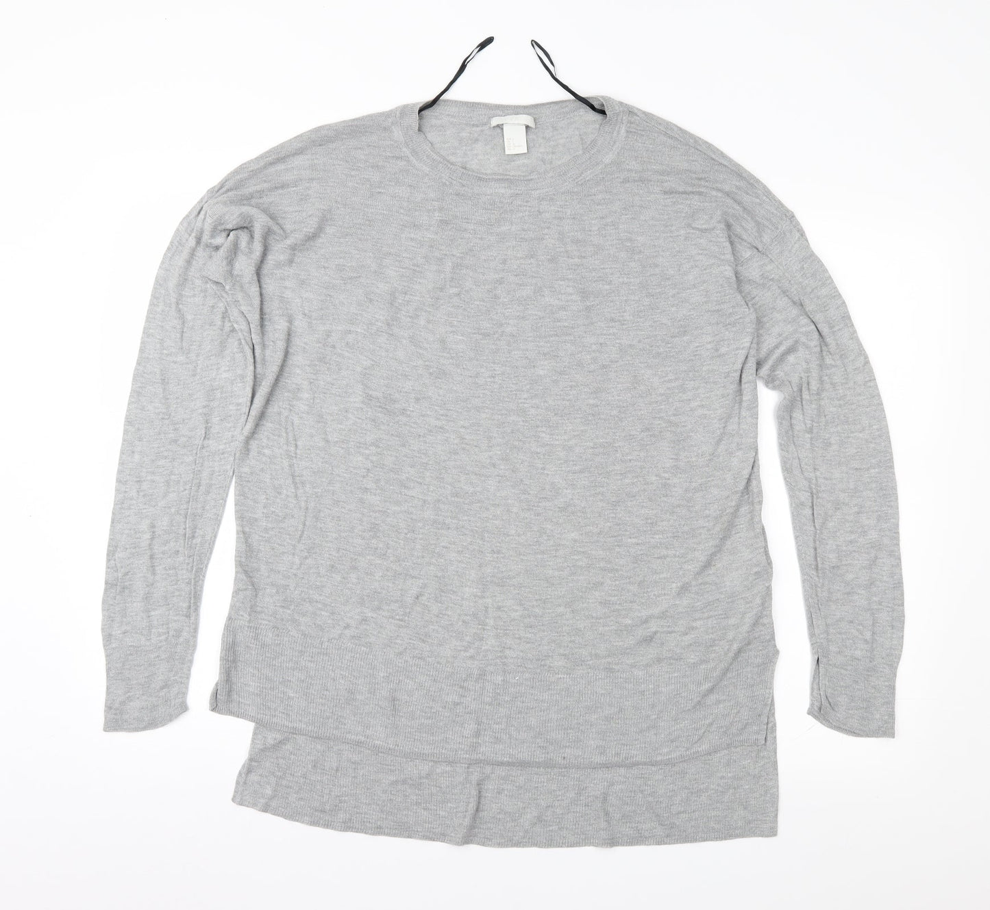 H&M Womens Grey   Pullover Jumper Size L
