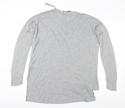 H&M Womens Grey   Pullover Jumper Size L