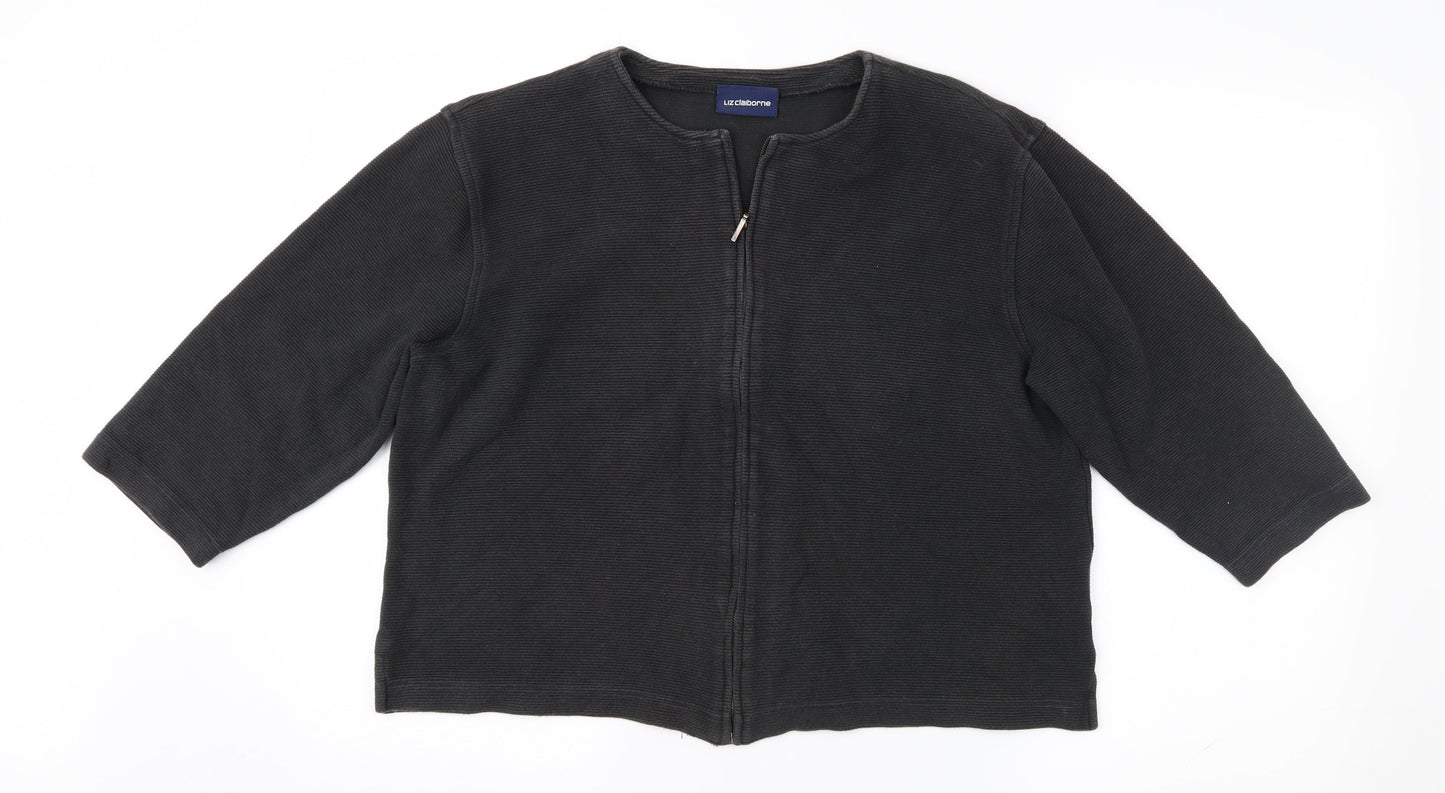 Liz Claiborne Womens Black   Jacket  Size M