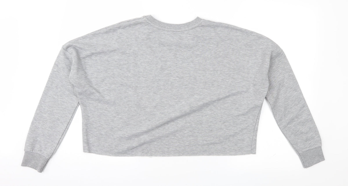 Back view of Atmosphere women’s grey pullover sweatshirt size 2xs