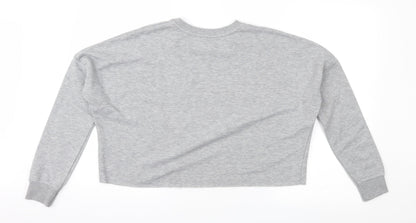 Back view of Atmosphere women’s grey pullover sweatshirt size 2xs