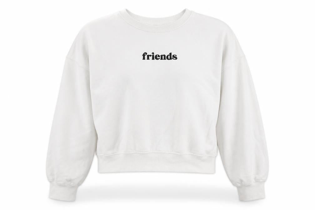 Womens UK Size XS Divided White Pullover Sweatshirt