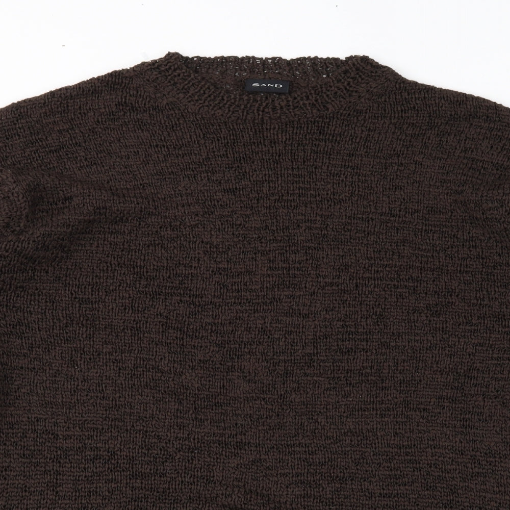 Sand Womens Brown   Pullover Jumper Size L