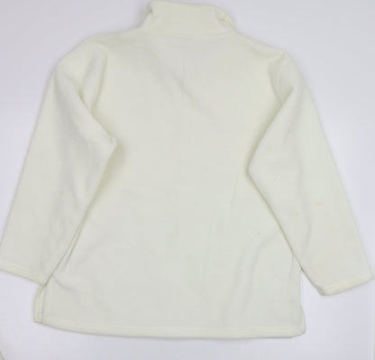 Back view of Roman women’s white jumper, size L