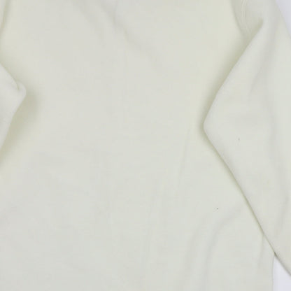 Brand and care label for Roman women’s white jumper, size L