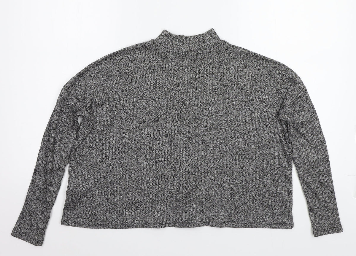 H&M Womens Grey   Pullover Jumper Size XS